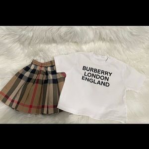 Infant Burberry Skirt Set